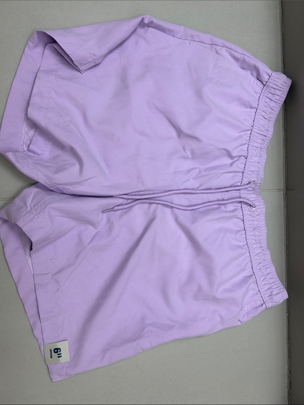 George Lilac Athletic Drawstring Shorts - Picture 2 of 5